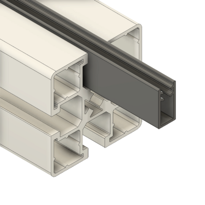 MODULAR SOLUTIONS SEALING PROFILE<br>1/4" PANEL GASKET INSERT 2M